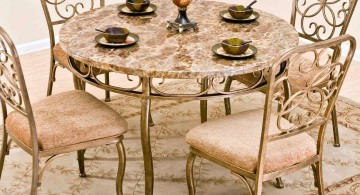 classy granite dining room table