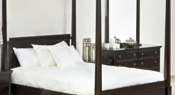 classy modern four poster bed