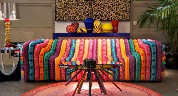 colorful retro modern decor