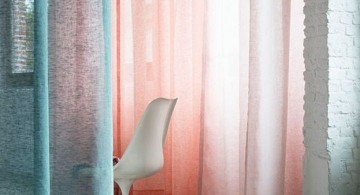 colorful sheer curtains privacy