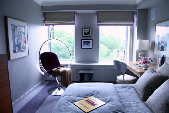 contemporary bedroom swings