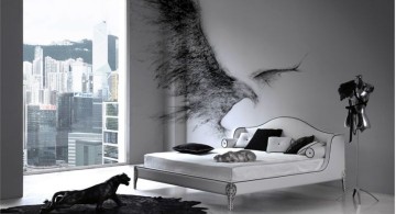 contemporary minimalist Gothic bedrooms