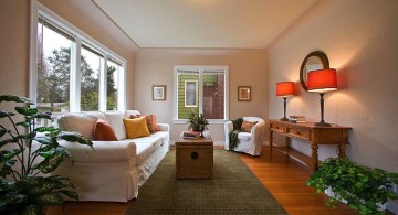 cozy long living room