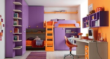 desk and bed combination with storage