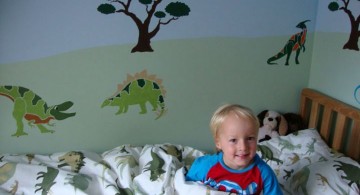 dinosaur wallpaper mural for kids