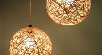 easy and simple pendant light diy