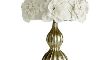 elegant with rosa chinesis pattern Rosette lamp shade