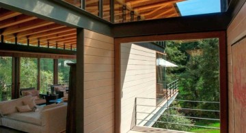 exposed beam ceiling for indoor and outdoor