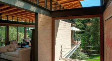 exposed beam ceiling for indoor and outdoor