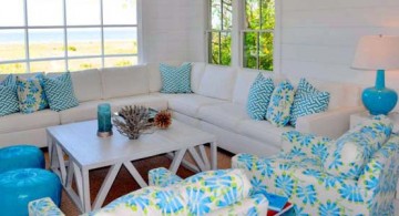 featured image of bright turquoise living room decor