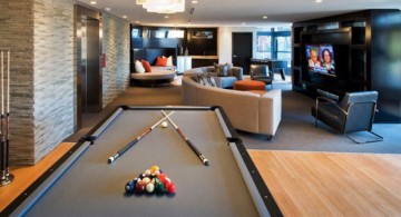 featured image of modern basement idea as a cozy hang out room full of entertainment