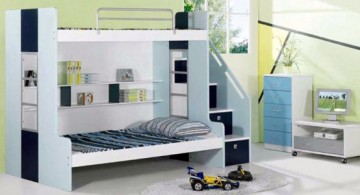 featured image of modern bunk bed in simple monochrome color scheme