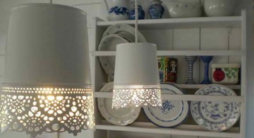 featured image of pendant lamp diy idea using old waste basket
