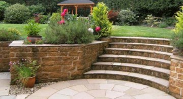 featured image of simple and contemporary garden stairs design