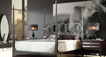 featured image of stunning modern four poster bed design with no canopy