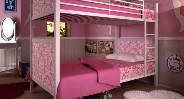 feminine bunk bedroom ideas