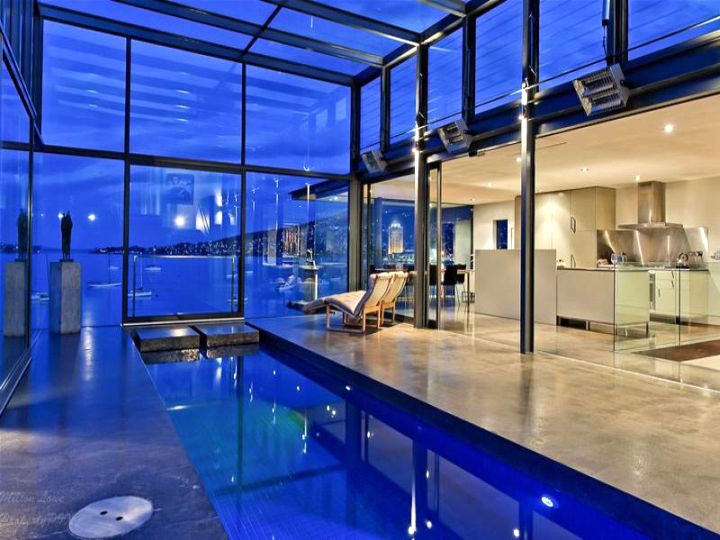 gorgeous indoor lap pool