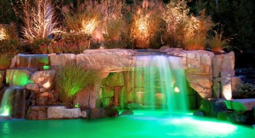 gorgeous pool waterfall ideas