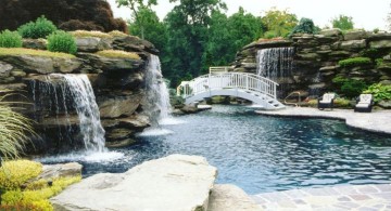gorgeous pools with waterfalls