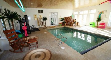 home gym indoor lap pool