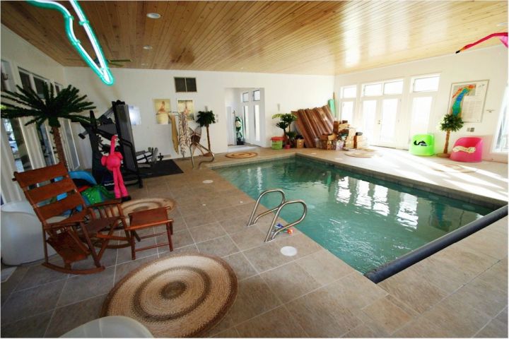 home gym indoor lap pool