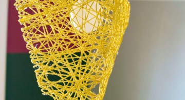 honeycomb pendant light diy