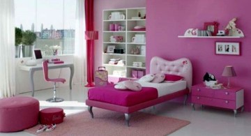 hot pink room for teenage girls