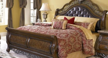 how to make a sleigh bed classy with large headboard