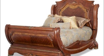how to make a sleigh bed curved