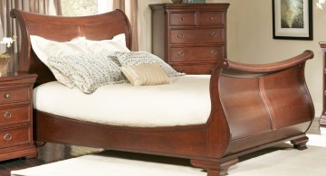 how to make a sleigh bed low