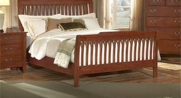 how to make a sleigh bed minimalist rustic