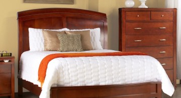 how to make a sleigh bed modern and rustic