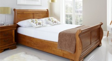 how to make a sleigh bed rustic and classy