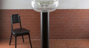 huge floor lamp bowl