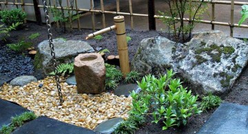 japanese garden designer bamboo fountain