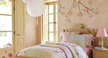 japanese theme room for girls bedroom with Sakura