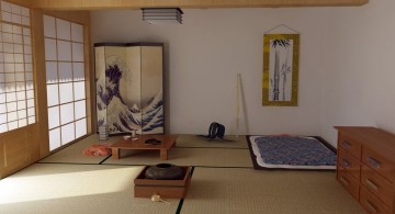 japanese theme room living space