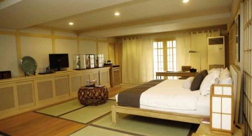 japanese theme room modern and traditional mix