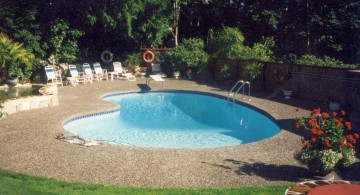 kidney shape pool for small yard