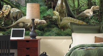 life like dinosaur wallpaper mural