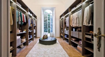 long walk in closet furniture