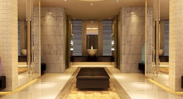 luxurious brown bathrooms