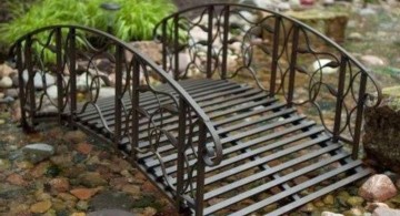 metal Japanese garden bridge plans