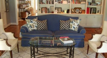 midnight blue high end slipcover