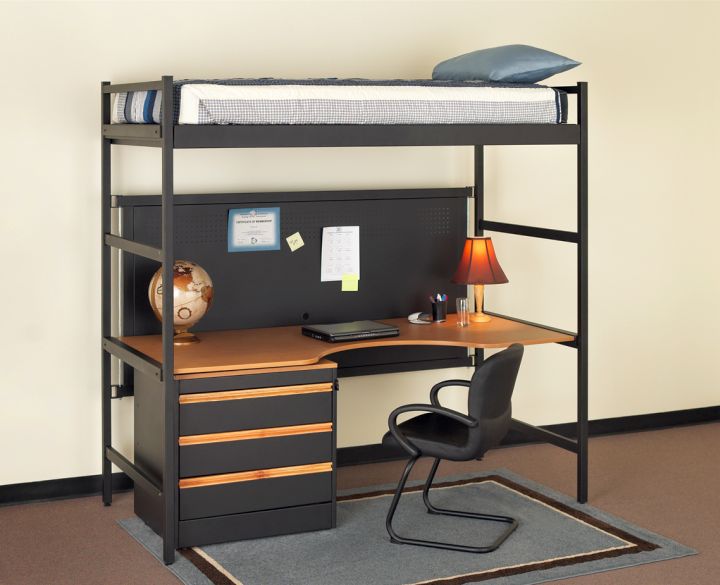 17 Minimalist Desk Bed Combo Designs for Students