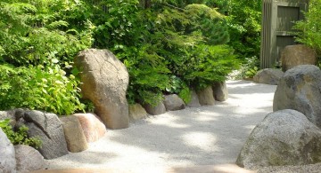 minimalist Japanese landscape design