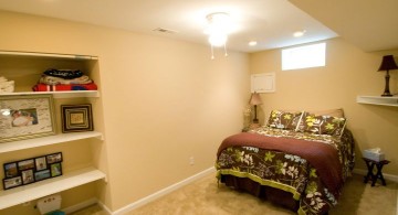 minimalist bedroom basement ideas for small rooms