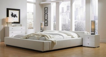 minimalist in white relaxing bedroom ideas