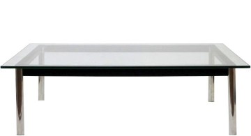 minimalist low acrylic cocktail table