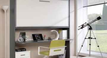 minimalist modern Desk bed combo